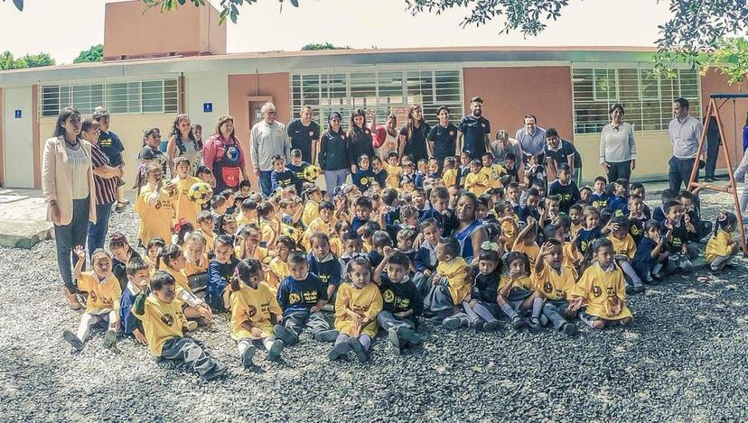 Dona Club América para reconstruir preescolar en Izúcar