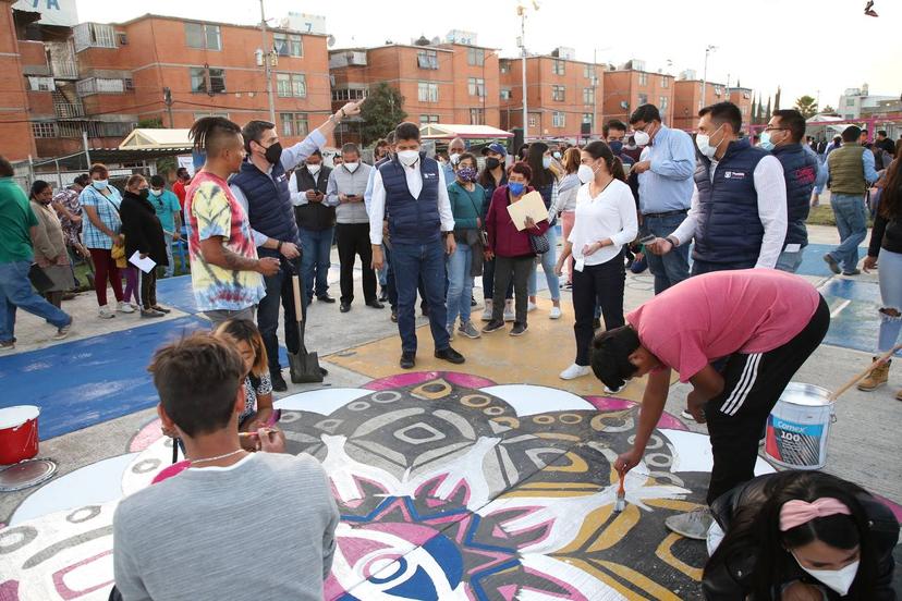 Rivera lleva a cabo Jornada Integral en San Aparicio