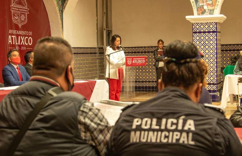 Ariadna Ayala encabeza mesa de seguridad pública en Atlixco