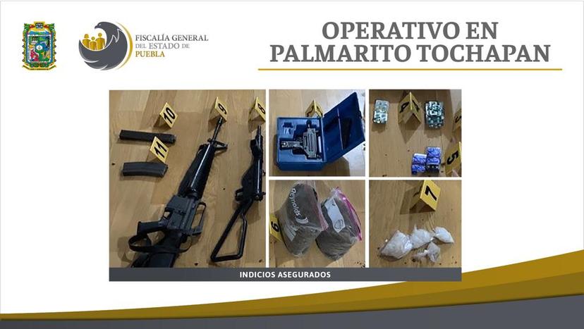Encuentran armas y droga en casa de El Toñín: FGE