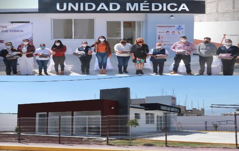 Entrega Angélica Alvarado Casa de Salud en Huejotzingo