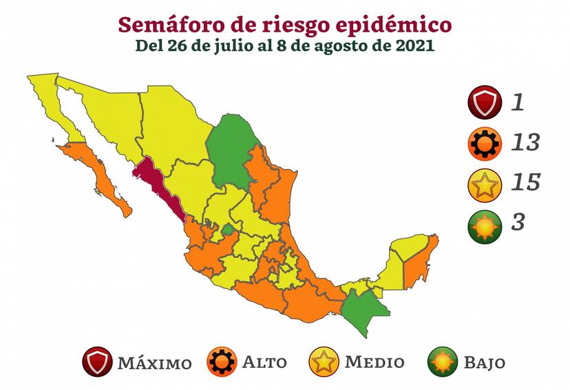 Regresa Puebla a semáforo amarillo; rebasa los mil 300 casos activos de Covid