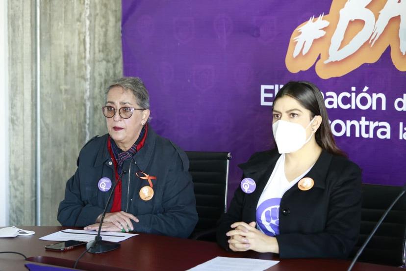 Claudia Rivera reitera compromiso erradicar violencia contra las mujeres