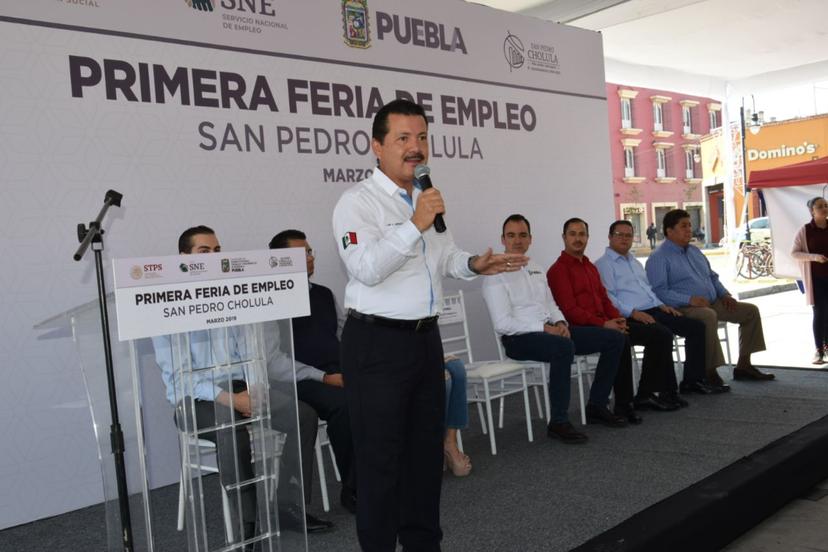 Feria del empleo en San Pedro Cholula ofertó mil 345 vacantes