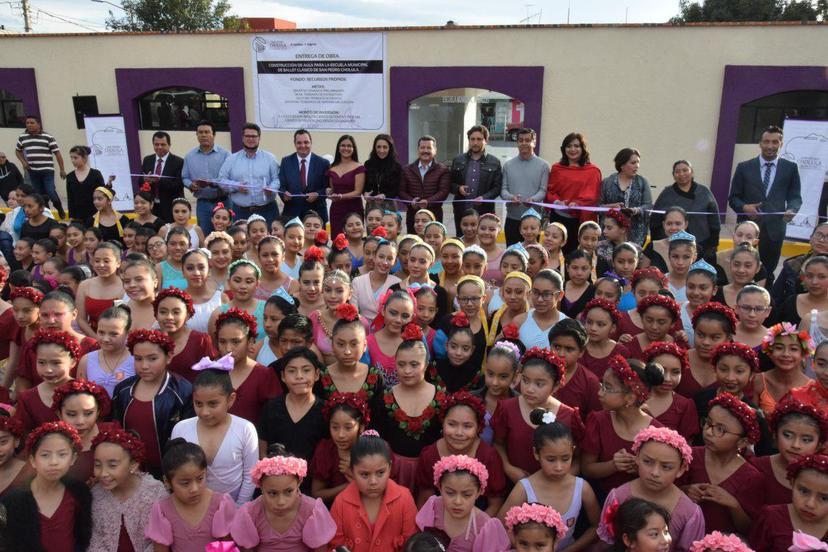 Inaugura San Pedro Cholula escuela municipal de ballet clásico