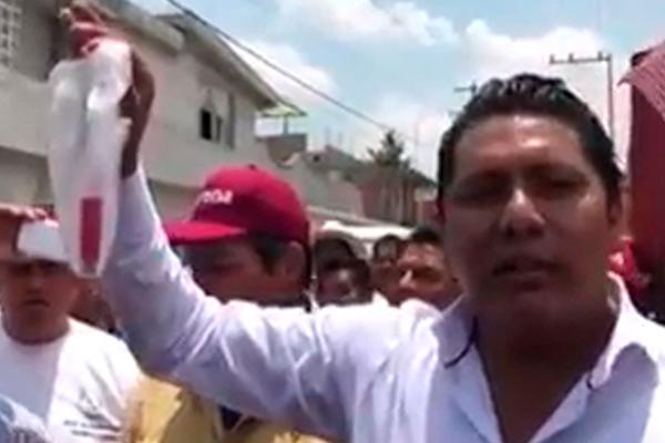 VIDEO: Le disparan al candidato de Morena a la alcaldía de Acajete 