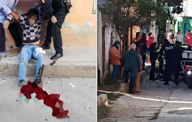 Mañana de robo al transporte y apuñalado en Puebla capital