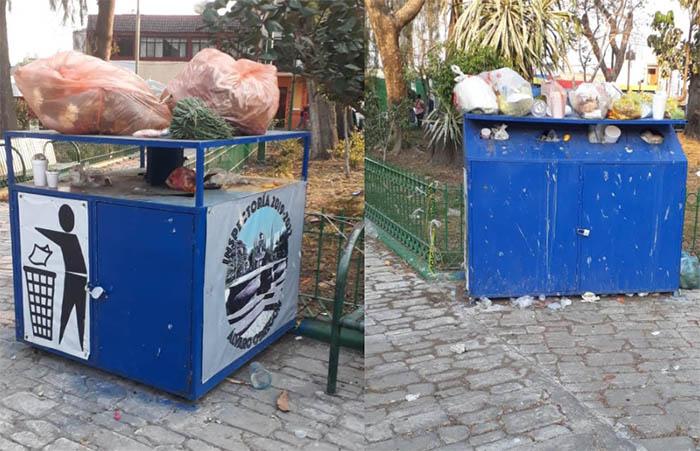 A pesar de recomendaciones y castigos, tianguistas dejan montoneras de basura