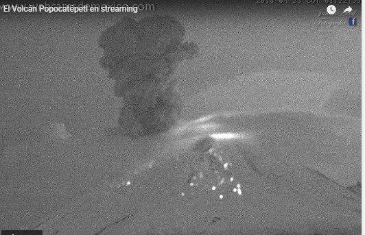Fotos: Genera el Popocatépetl explosiones esta madrugada