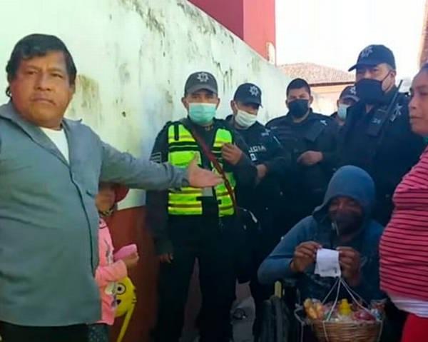 Denuncian abuso policial contra discapacitado en Zacapoaxtla