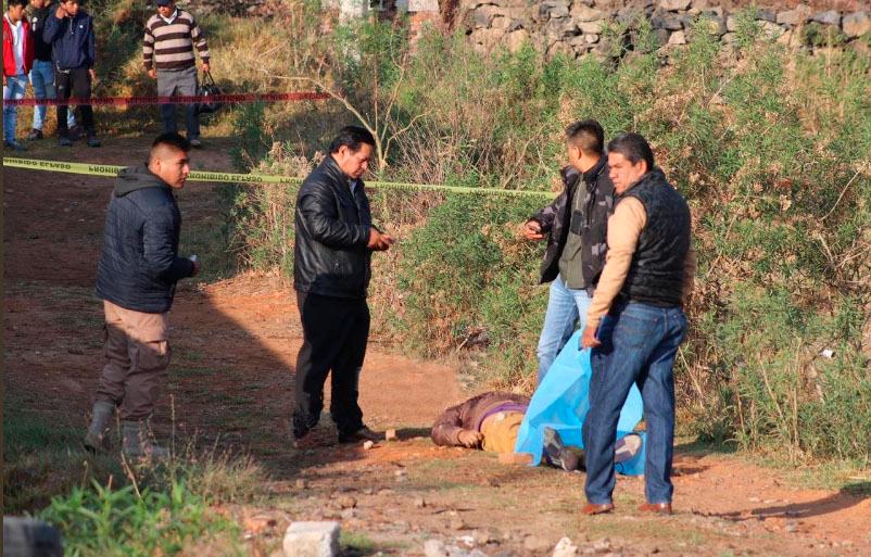 Hallan cadáver con impactos de bala en San Pedro Cholula