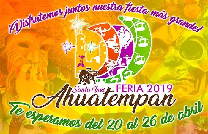 Pobladores se alistan para la Feria Ahuatempan 2019