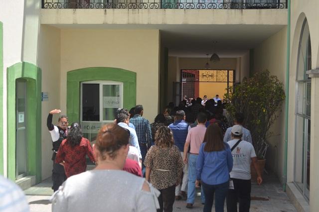 Instala Sosapach alarma sísmica en Casa del Pueblo