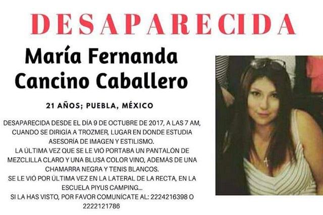 Buscan a estudiante de estilismo desaparecida en Puebla