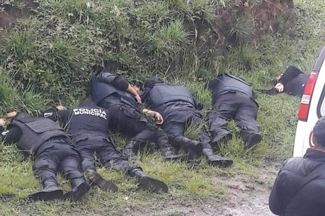 Ejecutan a seis policías de Amozoc; bajo sospecha comandante