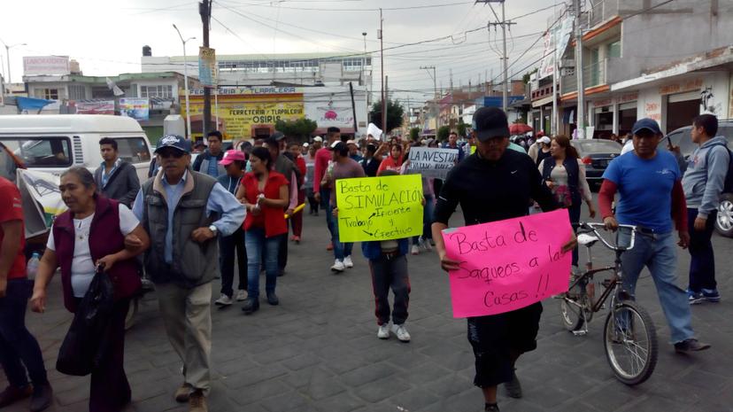 VIDEO: Protestan contra inseguridad y edila de Huejotzingo