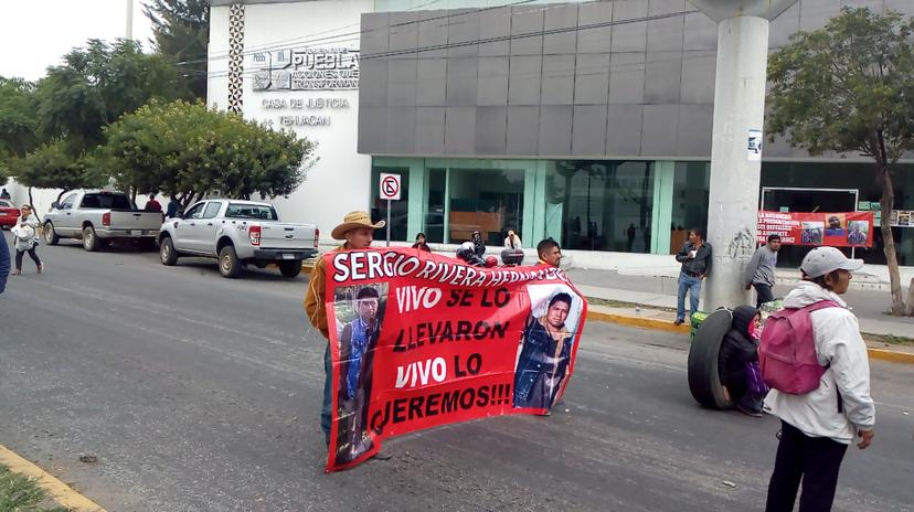 A más de un año protestan por desaparición de activistas en Zoquitlán