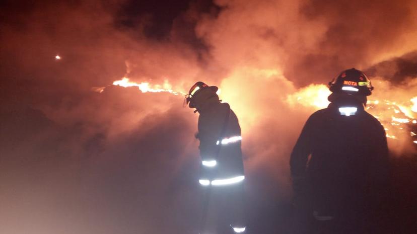 SSP sofocó incendio en San Lorenzo Almecatla