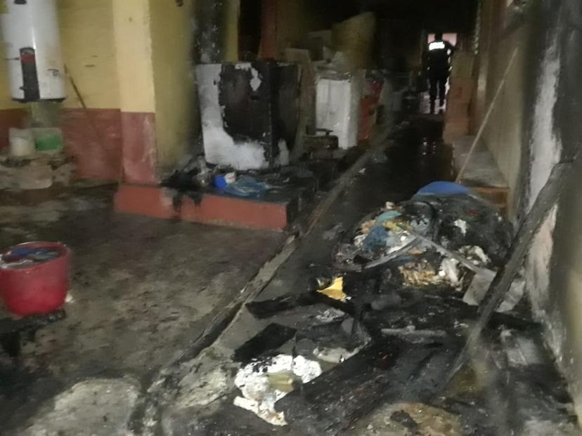 Fuga de gas LP provoca incendio en panadería de Xicotepec