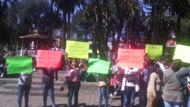Protestan para evitar designación de edil en Huauchinango