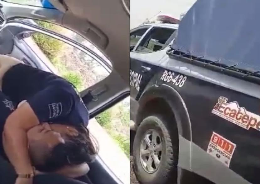 VIDEO Graban a policías teniendo sexo en una patrulla