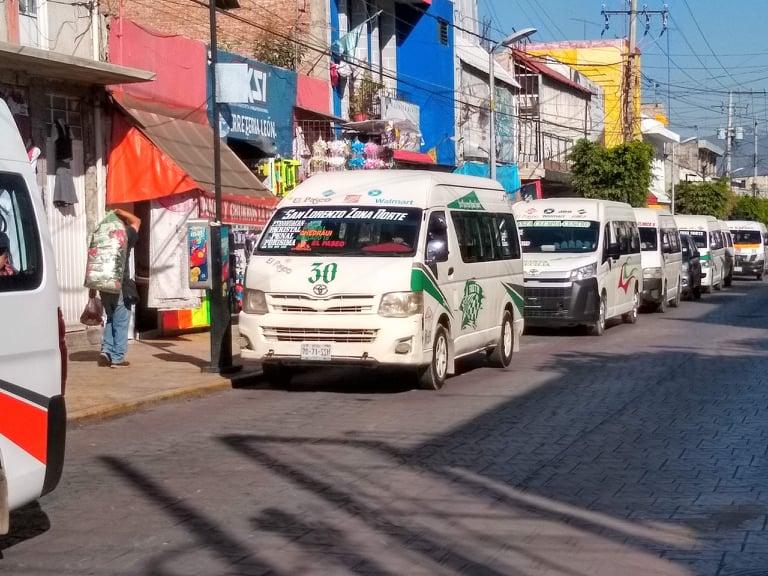 Proyecto Zona 30 de movilidad urbana en Tehuacán no sirve: transportistas