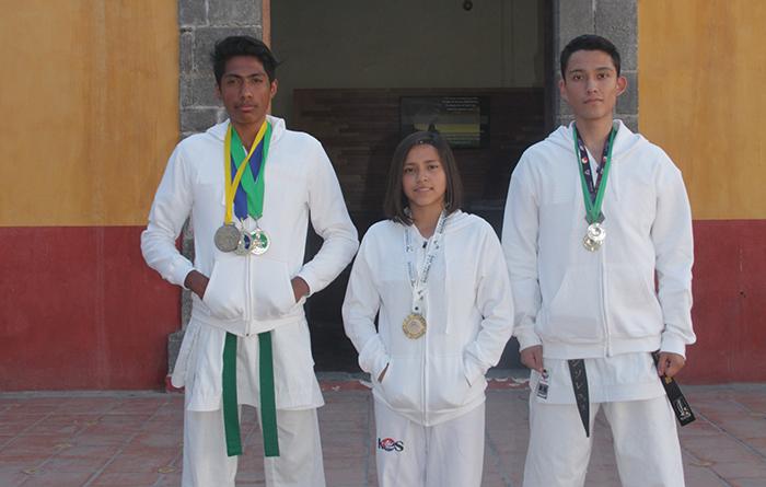 Jóvenes sanandreseños destacan en Karate y Tae Kwon Do