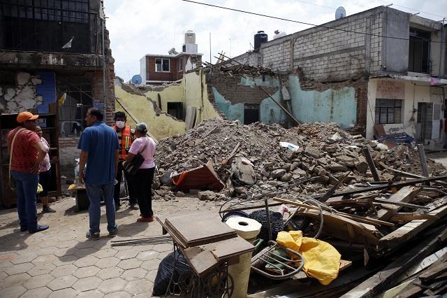 Al 70 % la reconstrucción en Metepec tras el sismo del 19-S