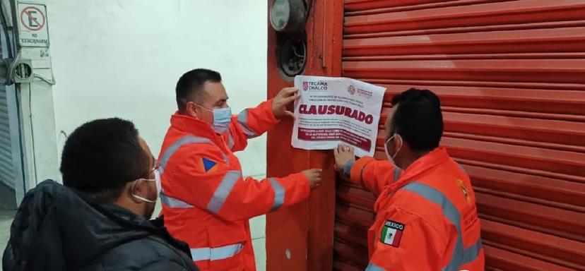Clausuran 5 taquerías en Tecamachalco por incumplir decreto