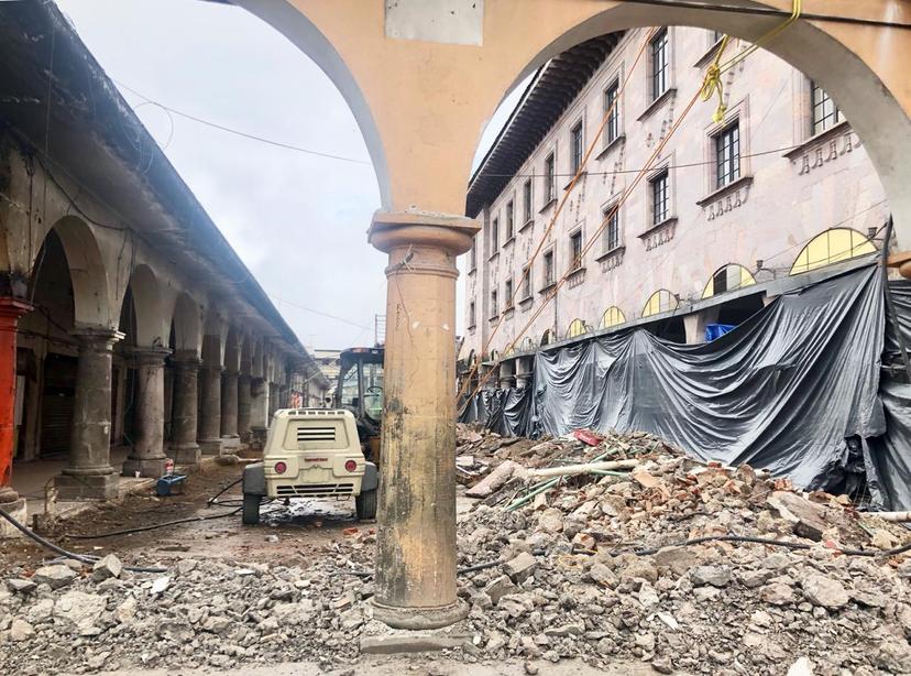 Por centro comercial, Peredo Grau destruye centro de Teziutlán
