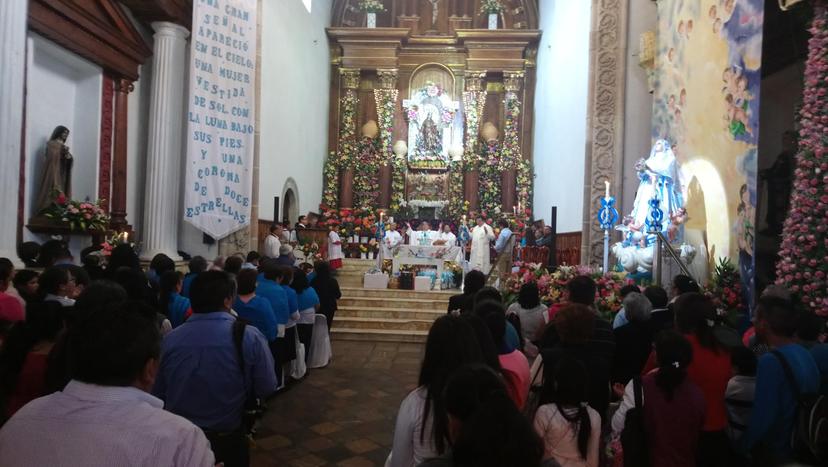 Celebran en Tlatlauquitepec a la Virgen de la Asunción