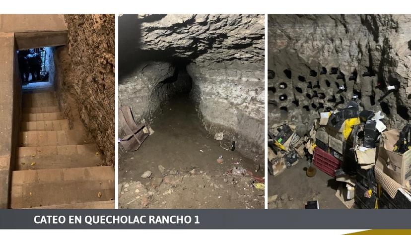 Hallan túnel y armas en ranchos ligados a El Toñín en Quecholac