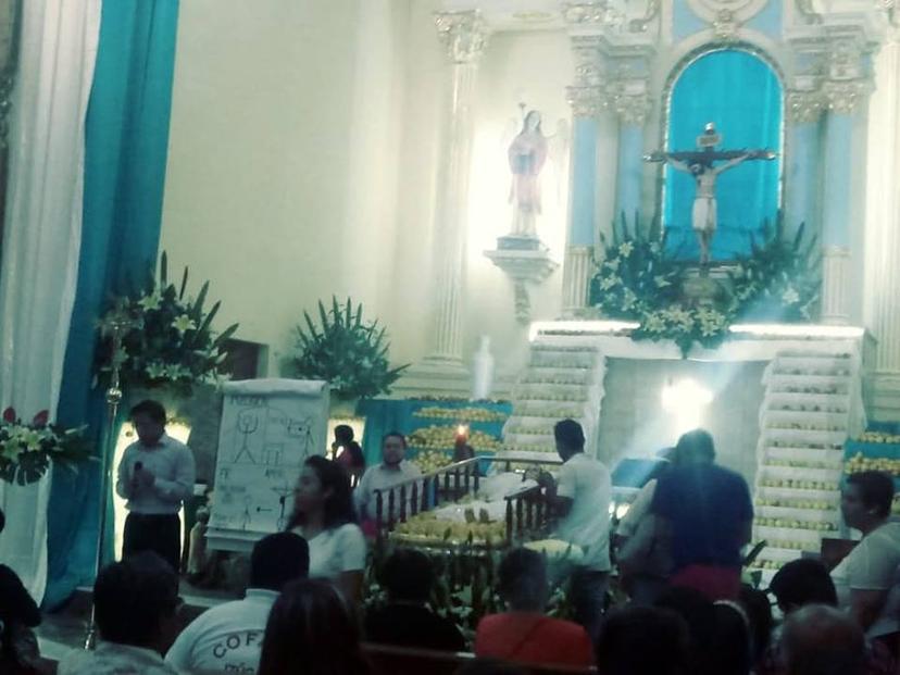 Viudas de Chietla celebran a la Virgen de la Asunción