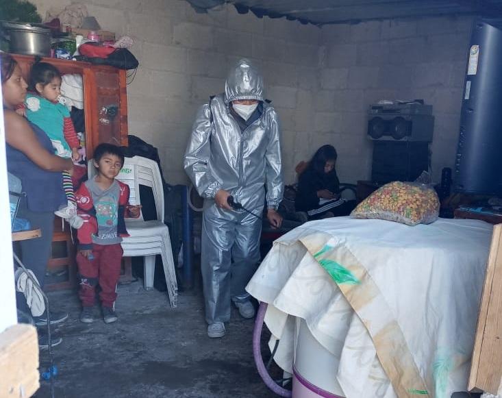 Ofrece Antorcha jornadas de sanitización gratuitas en Puebla