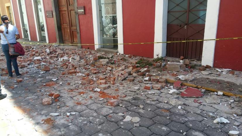 Redes sociales muestran daños en Atlixco luego del sismo 