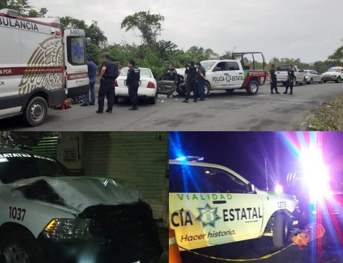 La 4T les da patrullas nuevas y policías las chocan en Puebla