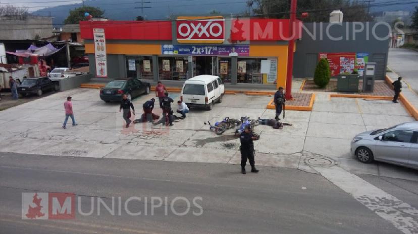 Balacera en Zaragoza deja un muerto y dos policías heridos