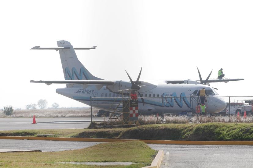 Ceniza paró actividades en Aeropuerto Hermanos Serdán 