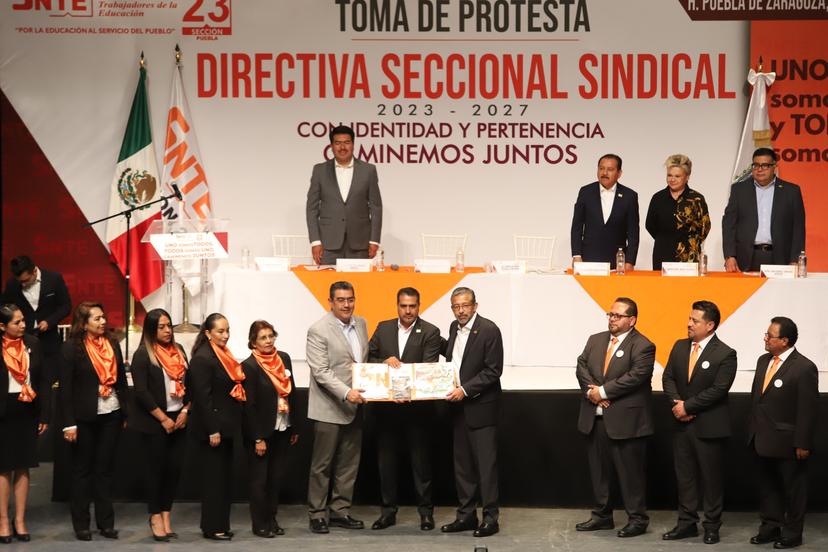 SNTE 23 pide mantener la unidad en el magisterio poblano