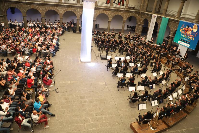 Realizan noveno encuentro Inter CECAMBA, a cargo de la Banda Monumental