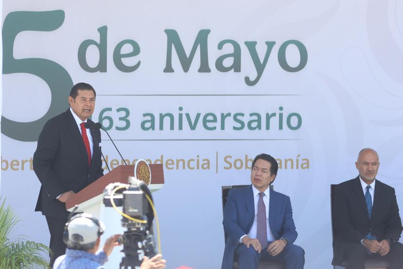 AMLO y Sheinbaum son transformadores de la patria: Armenta aniversario del 5 de Mayo