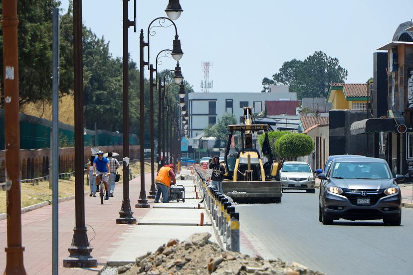 VIDEO Así va la remodelación de la ciclovía en la 14 Oriente