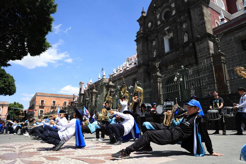 VIDEO Se presenta la Marching Band de la Gregorio de Gante