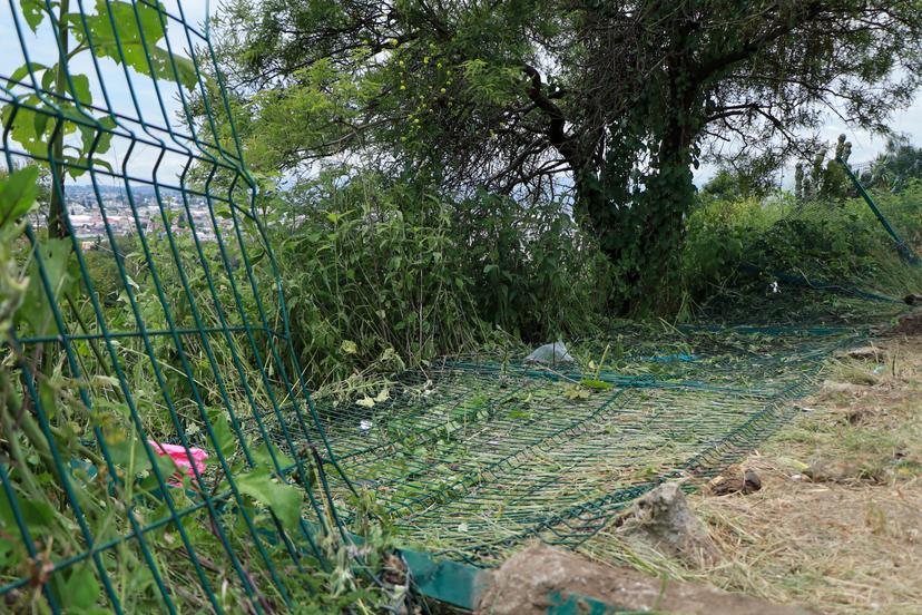 VIDEO Derriban parte de la valla en la zona arqueológica de Cholula