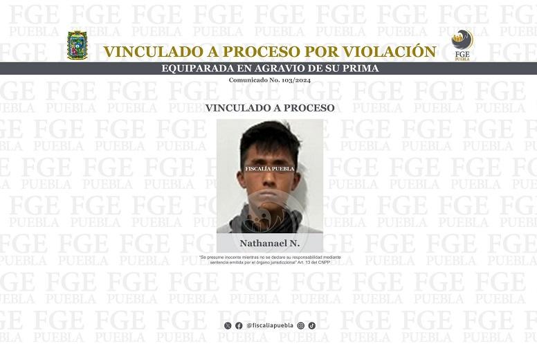 Nathanael violó a su prima en un vivero de Huauchinango