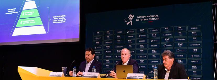 FMF anuncia primer Torneo Nacional de Futbol Infantil en escuelas primarias