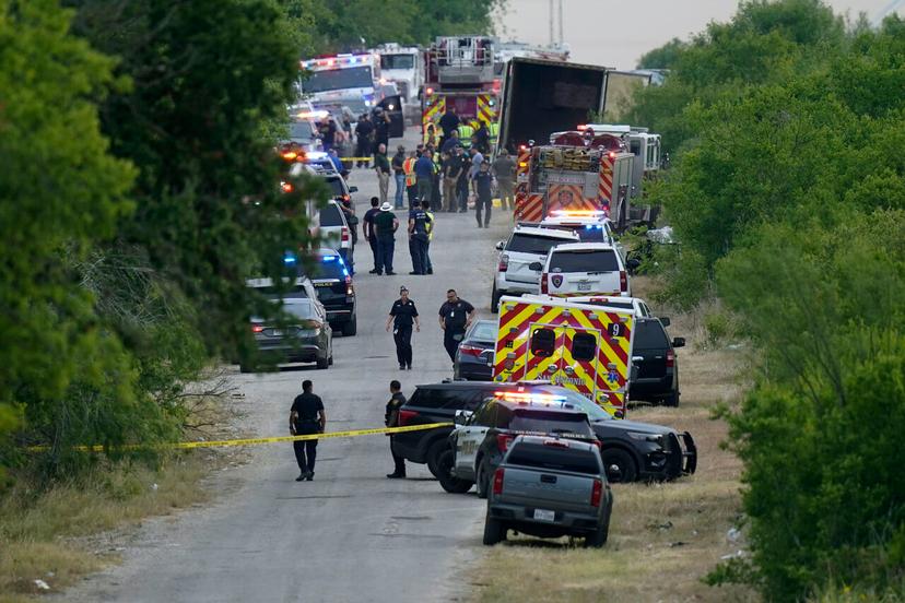 Aumentó a 53 las víctimas del tráiler abandonado en Texas