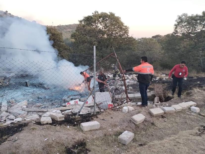 Sube a dos, los lesionados por explosión de polvorín en Amozoc