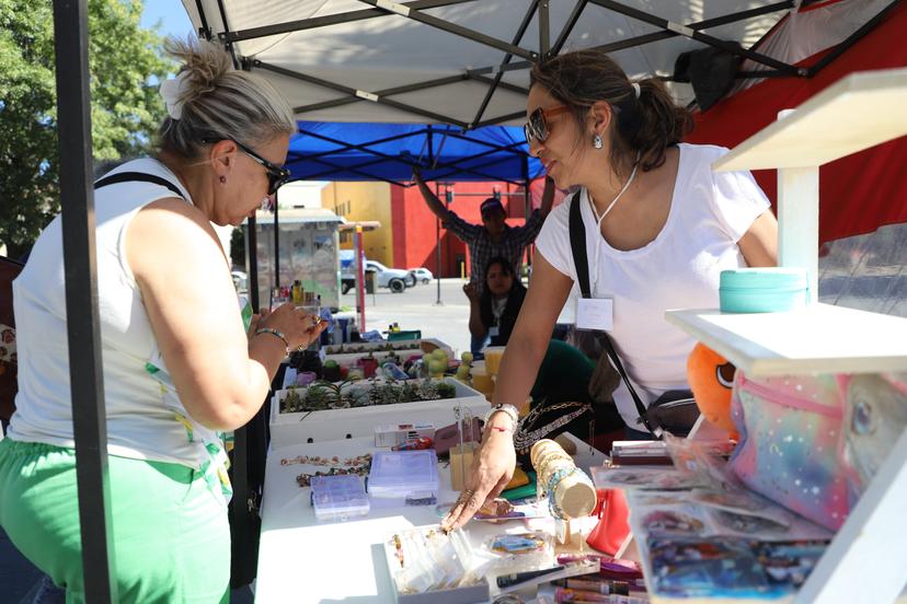 Realizan Expo Cihuatl en el Centro Histórico de Puebla