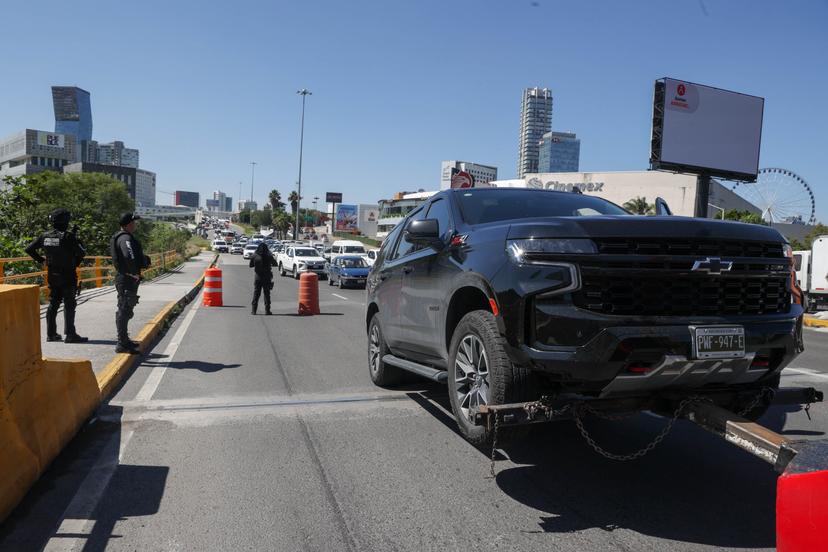 VIDEO Aplican Operativo de Seguridad en la Vía Atlixcáyotl